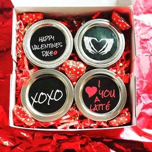 Valentine's day Candle gift box